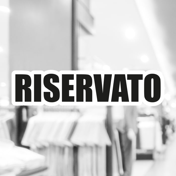 Adesivo Riservato Adesivo Riservato