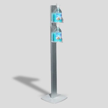 Colonnina dispenser Gel Igienizzante DOUBLE Colonnina dispenser Gel Igienizzante DOUBLE