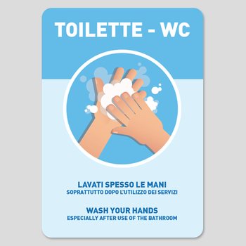  Adesivo Lavare Le Mani