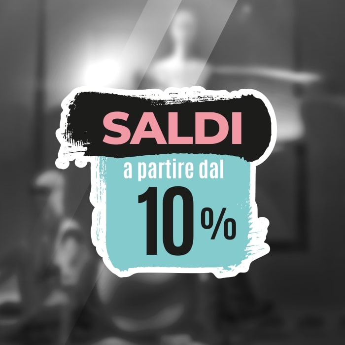  Adesivo Saldi Shock Celeste