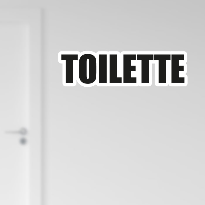  Adesivo Toilette